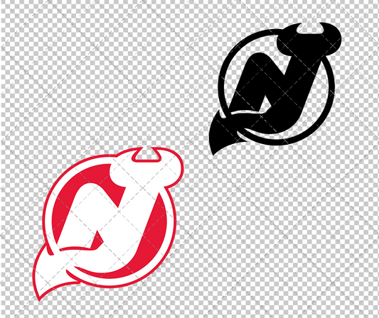 New Jersey Devils Concept 1999 006, Svg, Dxf, Eps, Png - SvgShopArt