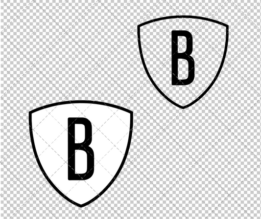 Brooklyn Nets Alternate 2012 006, Svg, Dxf, Eps, Png - SvgShopArt