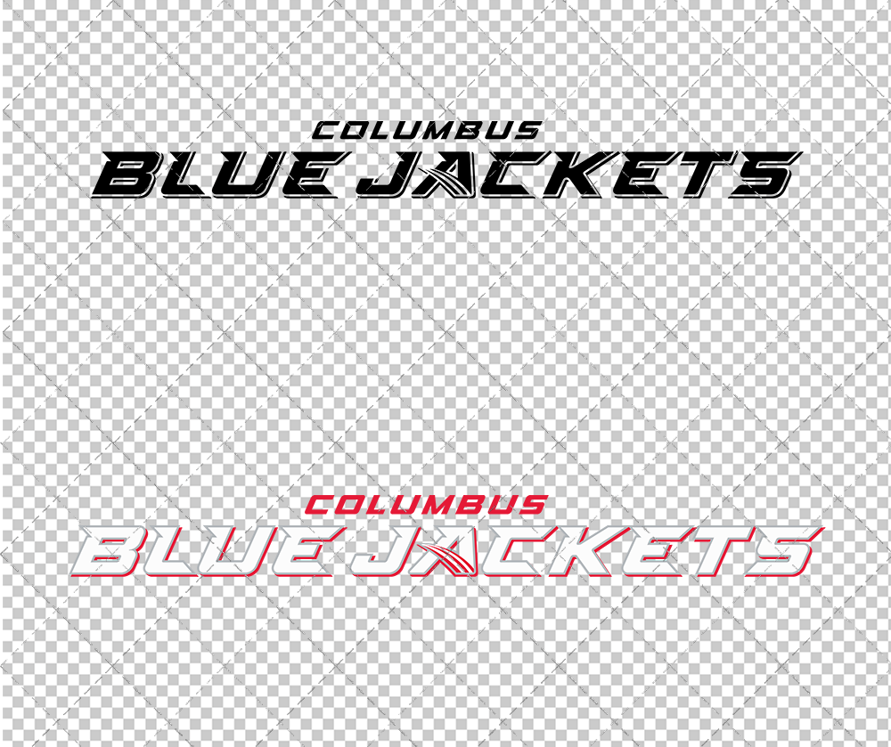 Columbus Blue Jackets Wordmark 2007 002, Svg, Dxf, Eps, Png - SvgShopArt