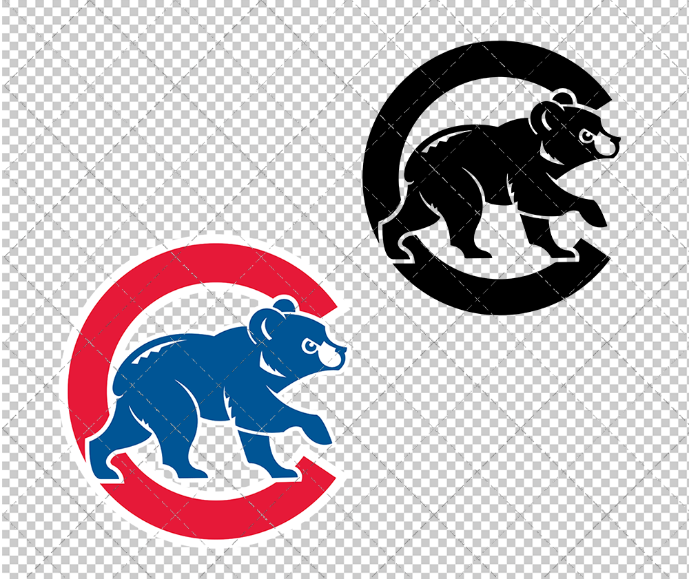 Chicago Cubs Alternate 1997, Svg, Dxf, Eps, Png - SvgShopArt