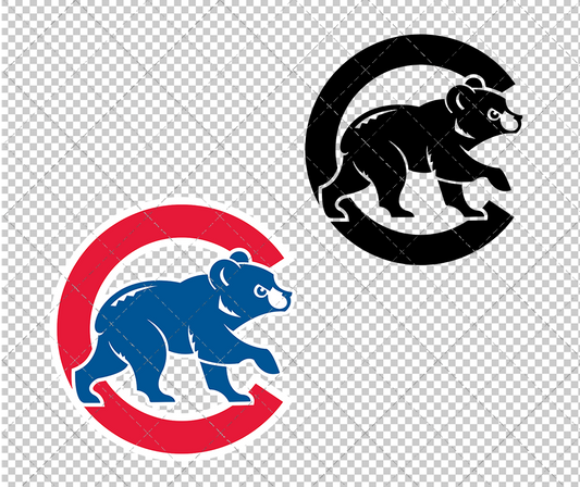 Chicago Cubs Alternate 1997, Svg, Dxf, Eps, Png - SvgShopArt