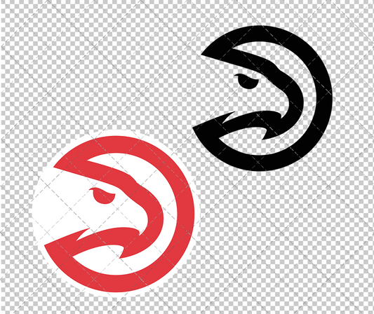 Atlanta Hawks Alternate 2015, Svg, Dxf, Eps, Png - SvgShopArt