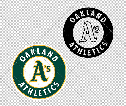 Oakland Athletics 1993, Svg, Dxf, Eps, Png - SvgShopArt