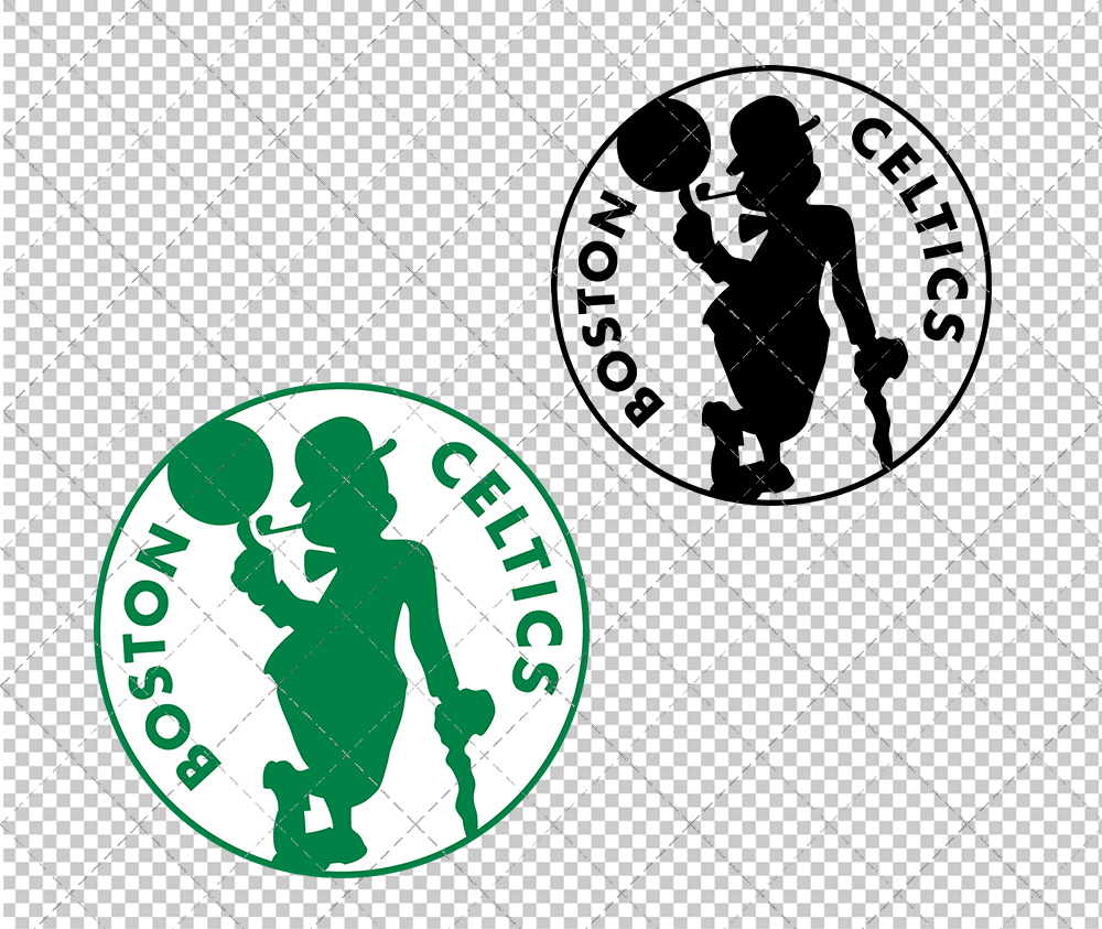 Boston Celtics Alternate 2014 002, Svg, Dxf, Eps, Png - SvgShopArt