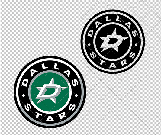 Dallas Stars Alternate 2013 002, Svg, Dxf, Eps, Png - SvgShopArt