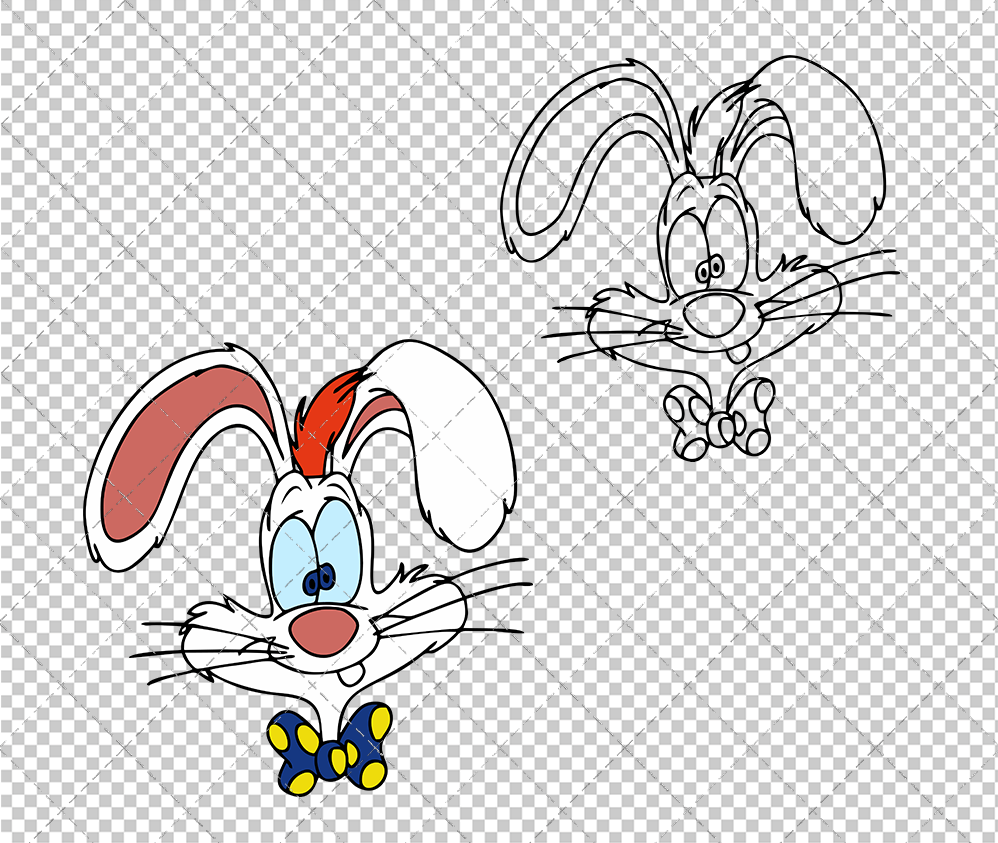 Roger Rabbit - Who Framed Roger Rabbit 002, Svg, Dxf, Eps, Png - SvgShopArt