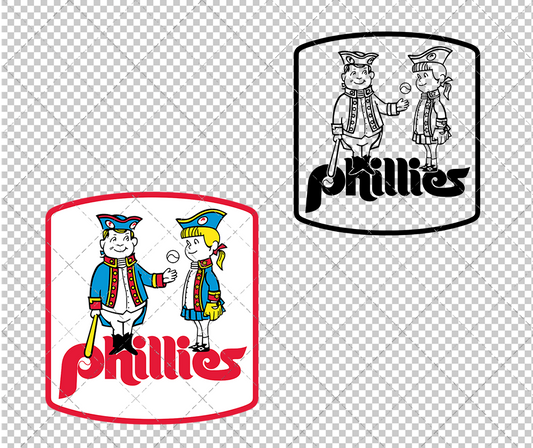 Philadelphia Phillies 1976, Svg, Dxf, Eps, Png - SvgShopArt