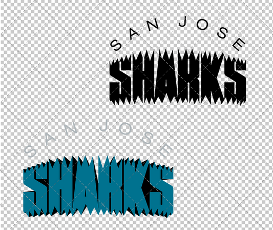 San Jose Sharks Wordmark 1998 003, Svg, Dxf, Eps, Png - SvgShopArt