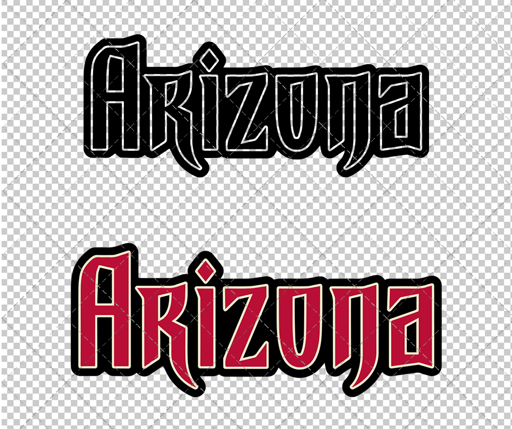 Arizona Diamondbacks Jersey 2007, Svg, Dxf, Eps, Png - SvgShopArt