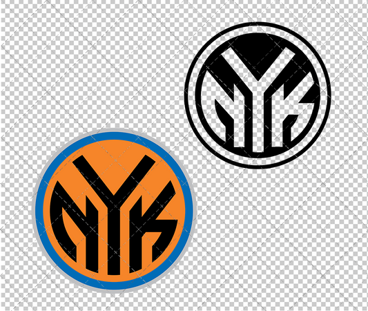 New York Knicks Alternate 2011, Svg, Dxf, Eps, Png - SvgShopArt