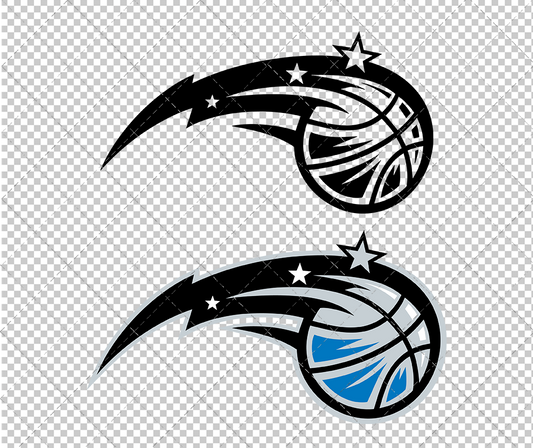 Orlando Magic Alternate 2007, Svg, Dxf, Eps, Png - SvgShopArt