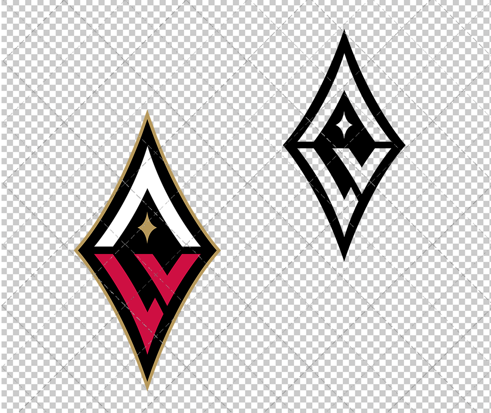 Las Vegas Aces Alternate 2018, Svg, Dxf, Eps, Png - SvgShopArt