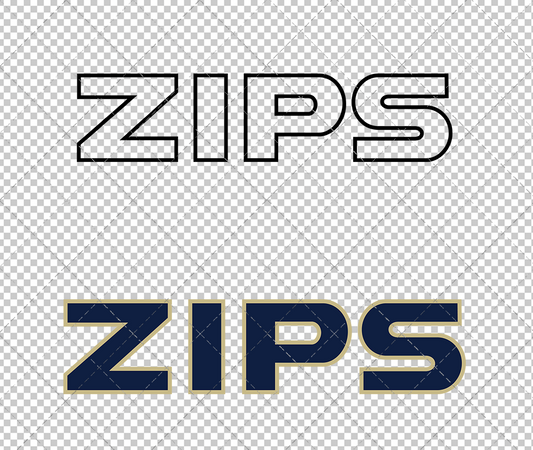 Akron Zips Wordmark 2022 002, Svg, Dxf, Eps, Png - SvgShopArt