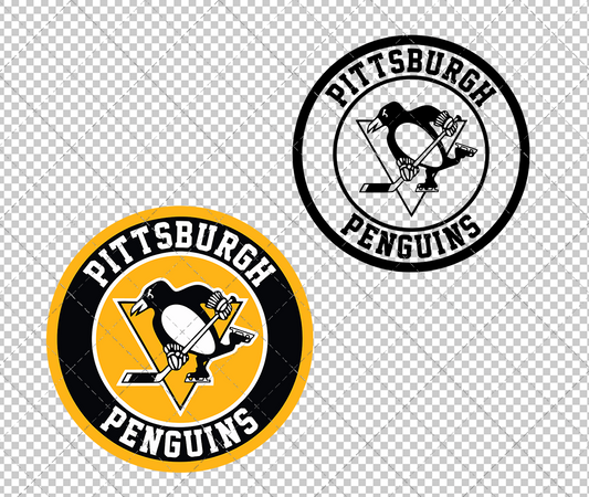 Pittsburgh Penguins Circle 2016, Svg, Dxf, Eps, Png - SvgShopArt