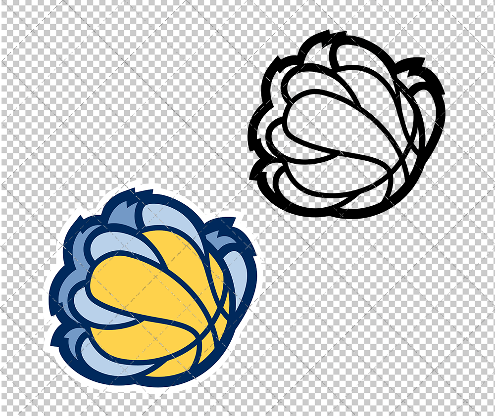 Memphis Grizzlies Alternate 2004 002, Svg, Dxf, Eps, Png - SvgShopArt