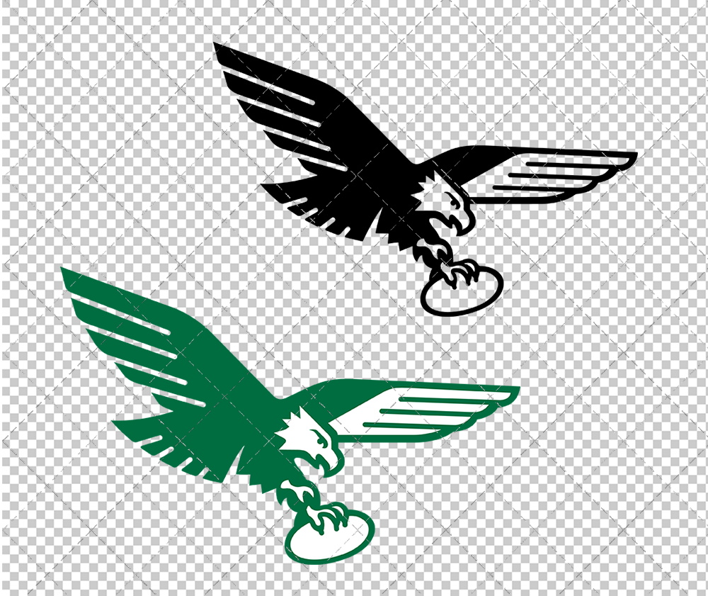 Philadelphia Eagles 1961, Svg, Dxf, Eps, Png - SvgShopArt