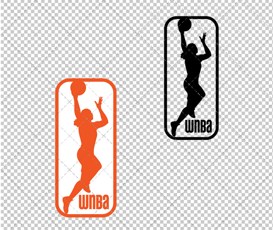 WNBA Logo Secondary 2013, Svg, Dxf, Eps, Png - SvgShopArt