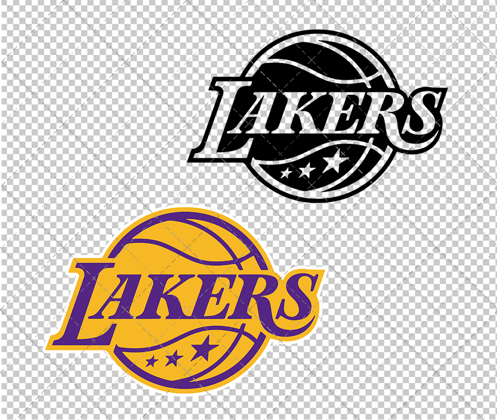 Los Angeles Lakers Concept 2001 012, Svg, Dxf, Eps, Png - SvgShopArt