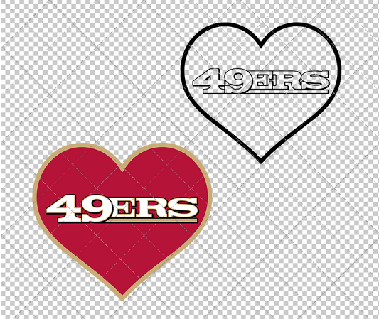 San Francisco 49Ers Concept 2009 002, Svg, Dxf, Eps, Png - SvgShopArt