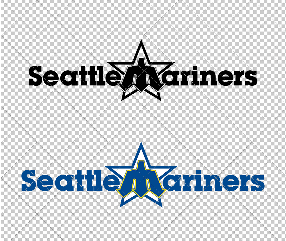 Seattle Mariners Wordmark 1979 002, Svg, Dxf, Eps, Png - SvgShopArt