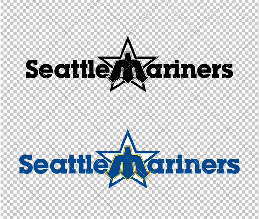 Seattle Mariners Wordmark 1979 002, Svg, Dxf, Eps, Png - SvgShopArt