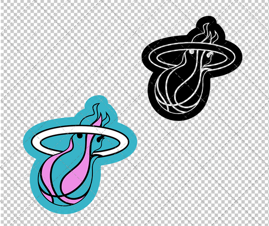Miami Heat Vice Concept 2017 003, Svg, Dxf, Eps, Png - SvgShopArt