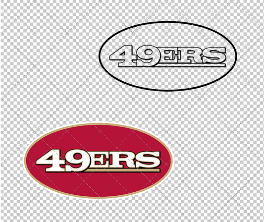 San Francisco 49Ers Concept 2009 004, Svg, Dxf, Eps, Png - SvgShopArt