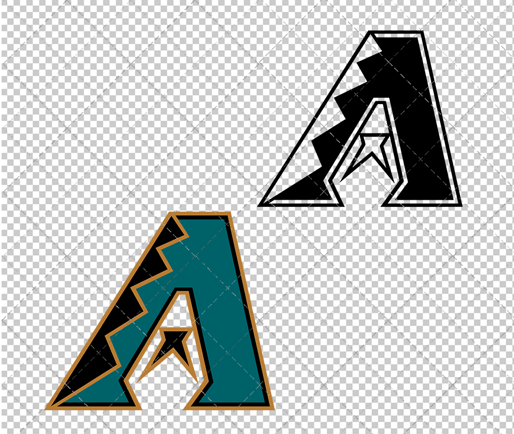 Arizona Diamondbacks Alternate 1998 003, Svg, Dxf, Eps, Png - SvgShopArt