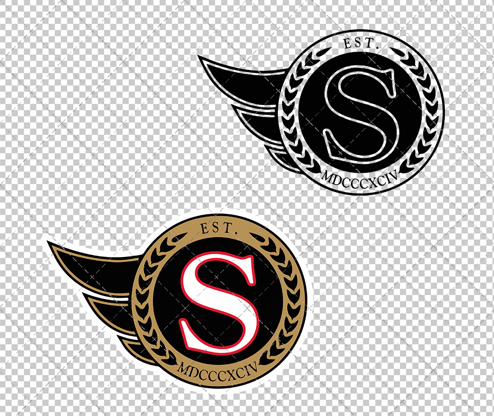 Ottawa Senators Alternate 2020, Svg, Dxf, Eps, Png - SvgShopArt