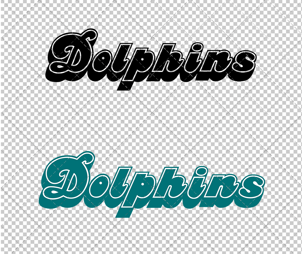 Miami Dolphins Wordmark 1994, Svg, Dxf, Eps, Png - SvgShopArt