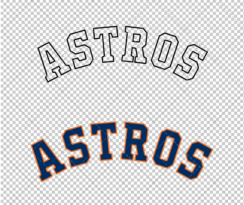 Houston Astros Jersey 2013, Svg, Dxf, Eps, Png - SvgShopArt