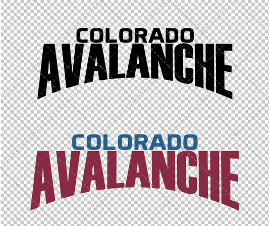 Colorado Avalanche Concept 1999 005, Svg, Dxf, Eps, Png - SvgShopArt