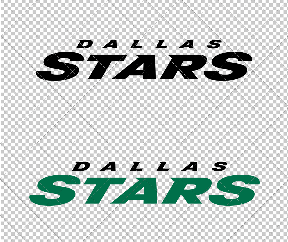 Dallas Stars Wordmark 2013, Svg, Dxf, Eps, Png - SvgShopArt