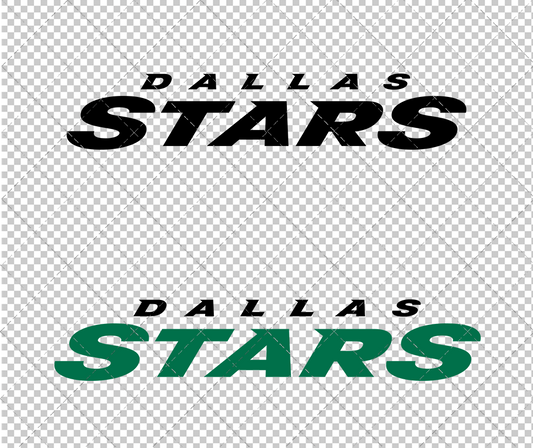 Dallas Stars Wordmark 2013, Svg, Dxf, Eps, Png - SvgShopArt