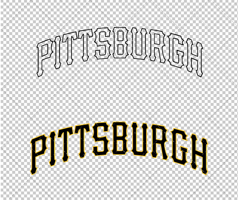 Pittsburgh Pirates Jersey 2001 002, Svg, Dxf, Eps, Png - SvgShopArt