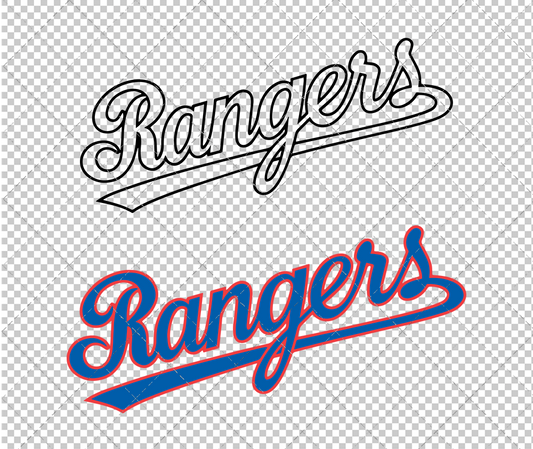 Texas Rangers Jersey 1984, Svg, Dxf, Eps, Png - SvgShopArt