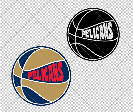 New Orleans Pelicans Concept 2013 003, Svg, Dxf, Eps, Png - SvgShopArt