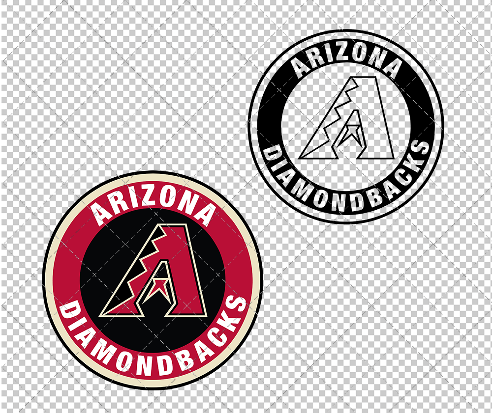 Arizona Diamondbacks Circle 2007 002, Svg, Dxf, Eps, Png - SvgShopArt