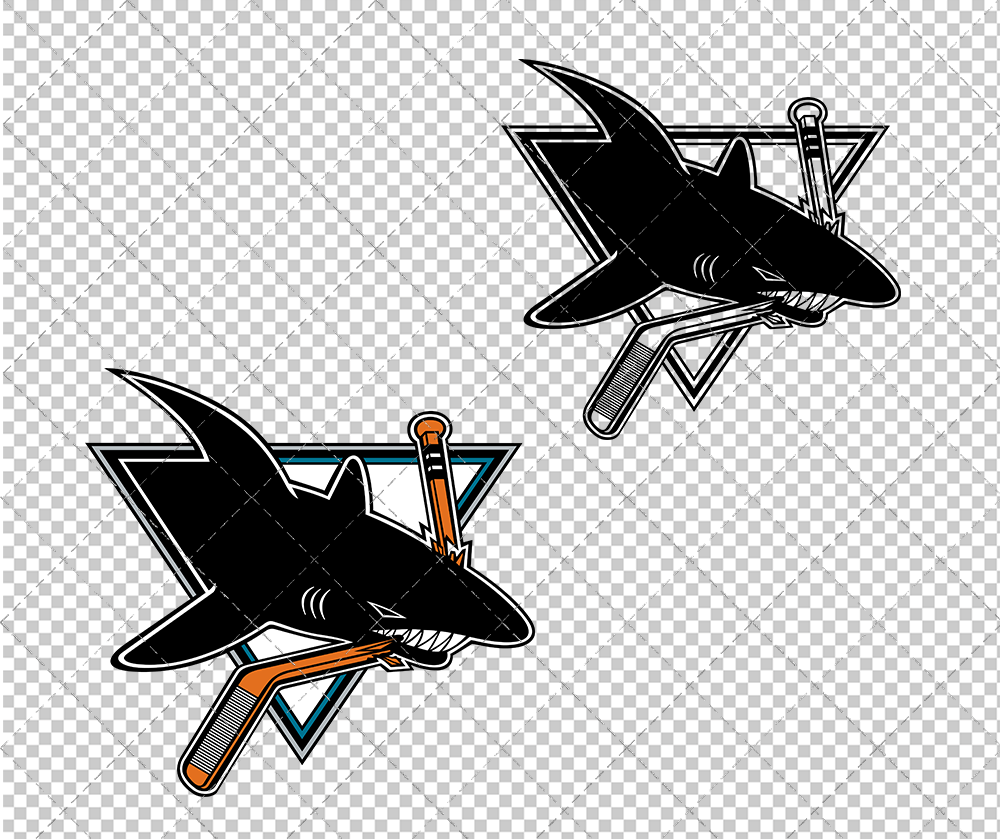 San Jose Sharks 1998, Svg, Dxf, Eps, Png - SvgShopArt