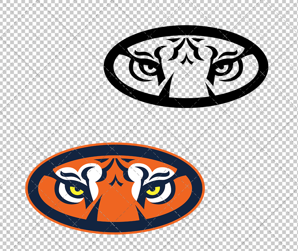 Auburn Tigers Alternate 1997 004, Svg, Dxf, Eps, Png - SvgShopArt