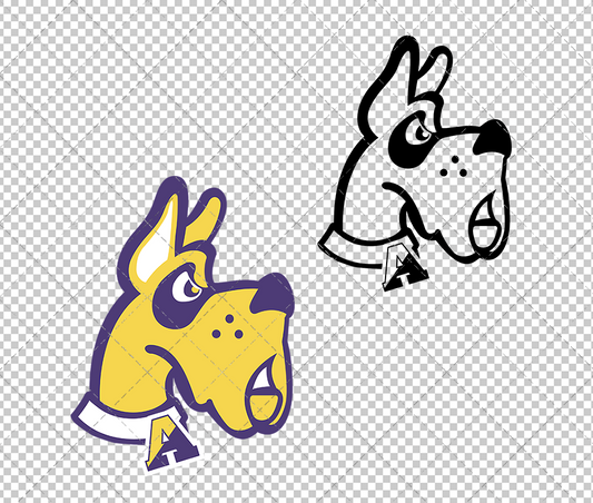 Albany Great Danes Alternate 2002 002, Svg, Dxf, Eps, Png - SvgShopArt