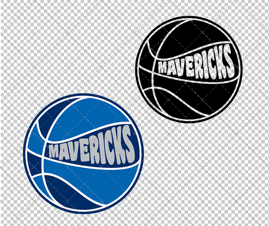 Dallas Mavericks Concept 2017 003, Svg, Dxf, Eps, Png - SvgShopArt