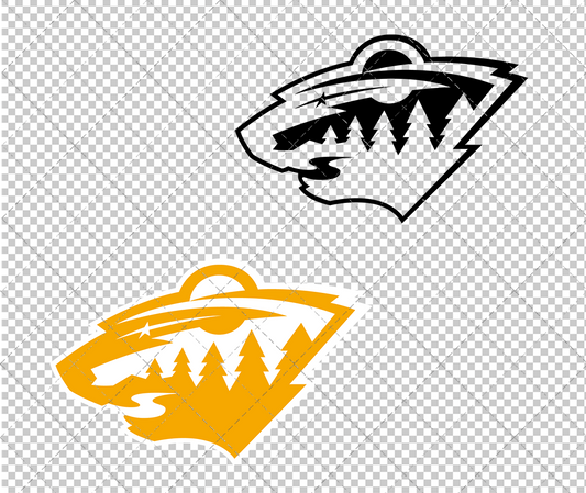 Minnesota Wild Concept 2013 006, Svg, Dxf, Eps, Png - SvgShopArt