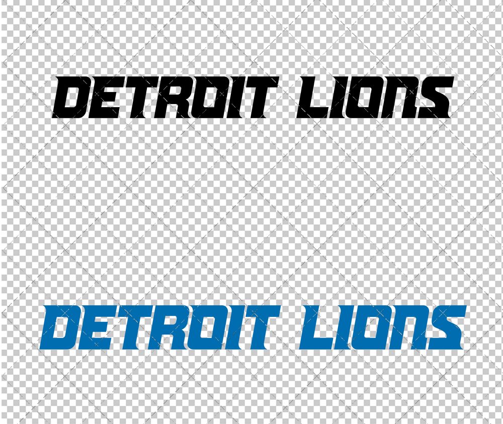 Detroit Lions Wordmark 2017 002, Svg, Dxf, Eps, Png - SvgShopArt