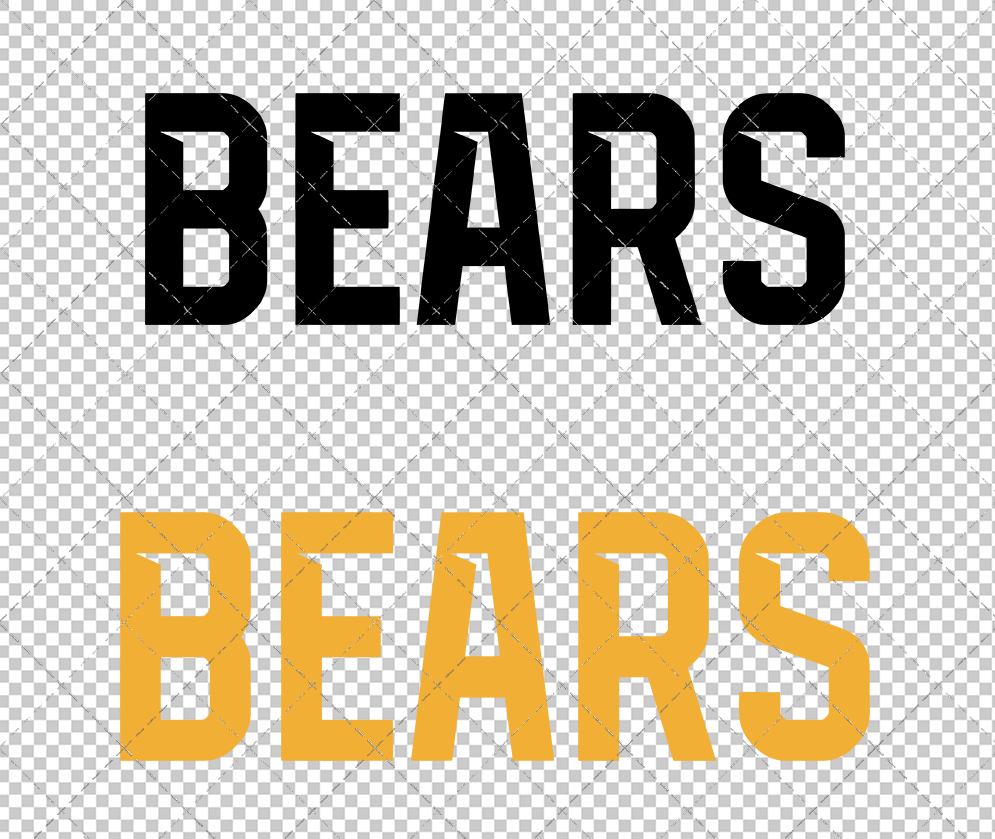 Baylor Bears Wordmark 2019 004, Svg, Dxf, Eps, Png - SvgShopArt