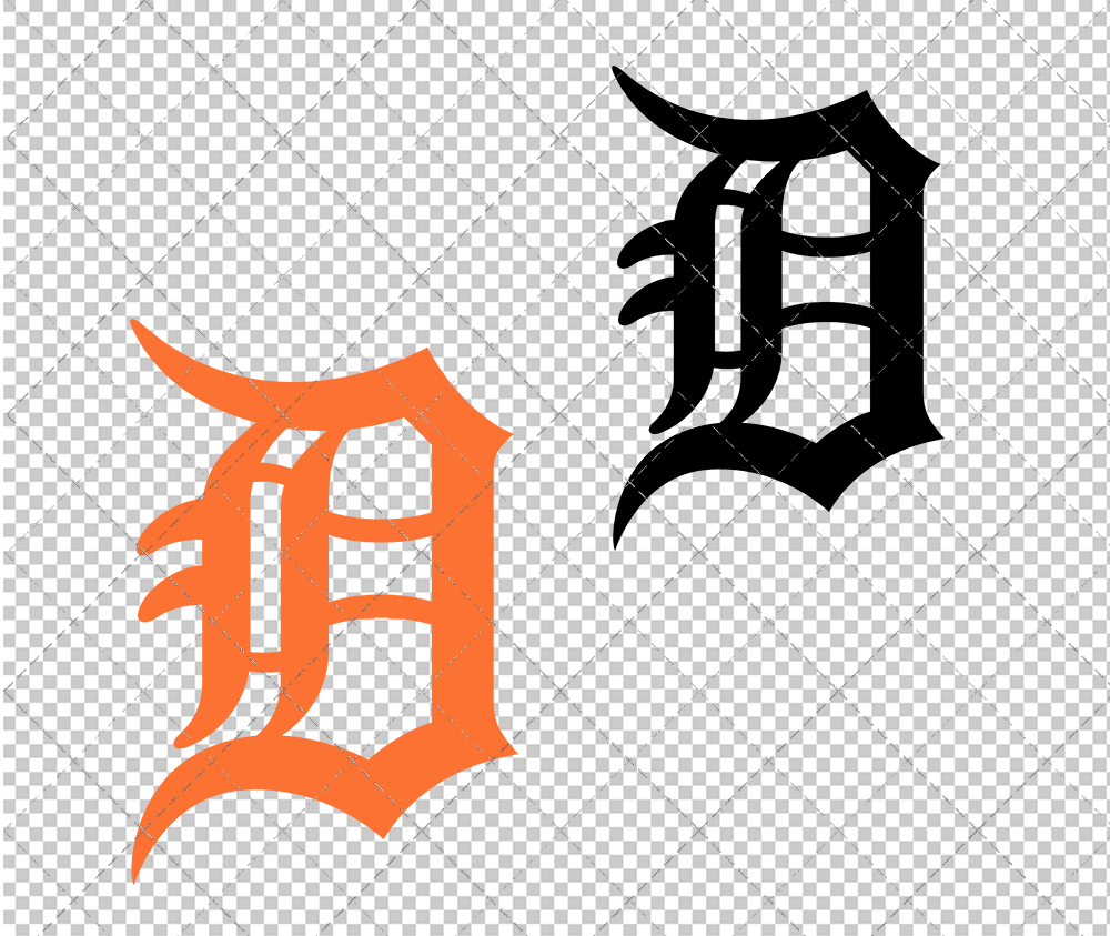 Detroit Tigers Cap 1983, Svg, Dxf, Eps, Png - SvgShopArt