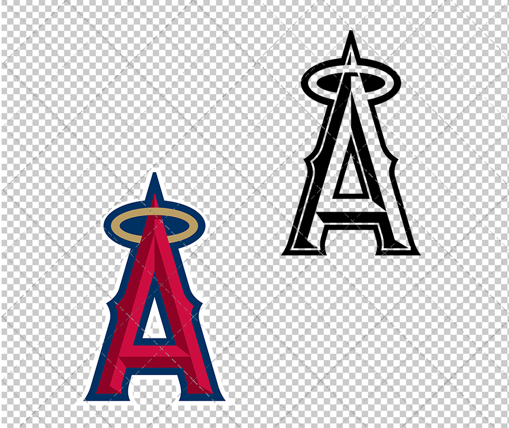 Los Angeles Angels Alternate 2011, Svg, Dxf, Eps, Png - SvgShopArt