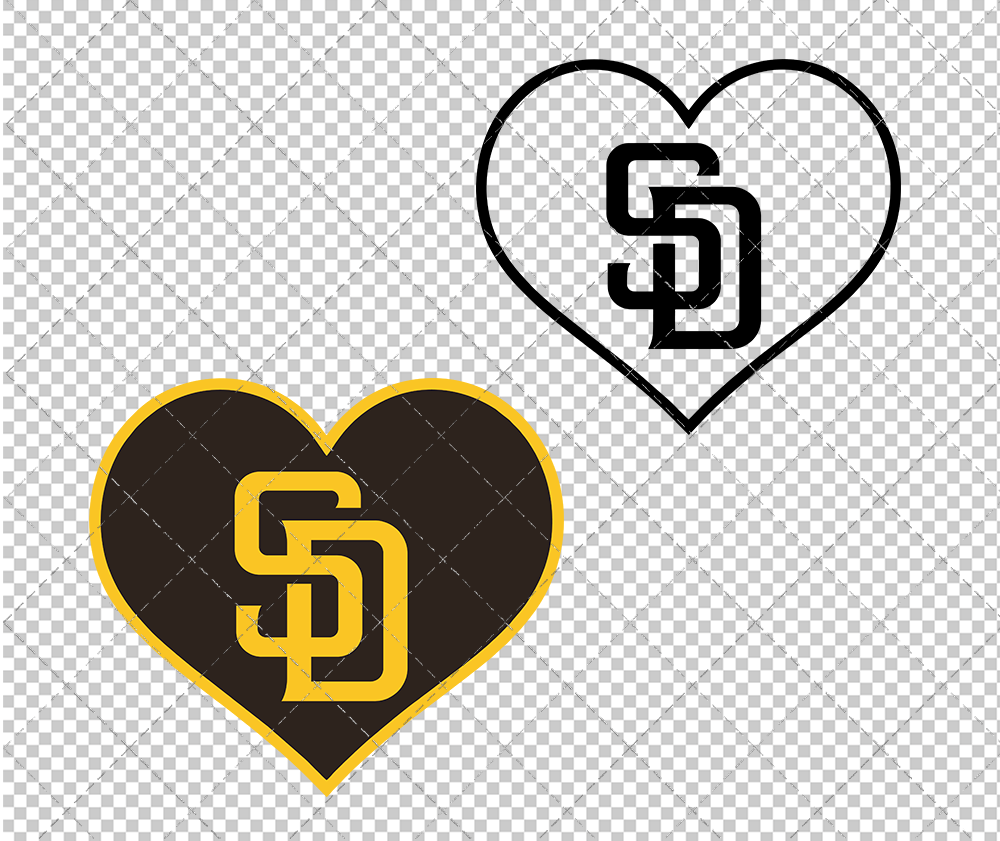 San Diego Padres Concept 2020, Svg, Dxf, Eps, Png - SvgShopArt