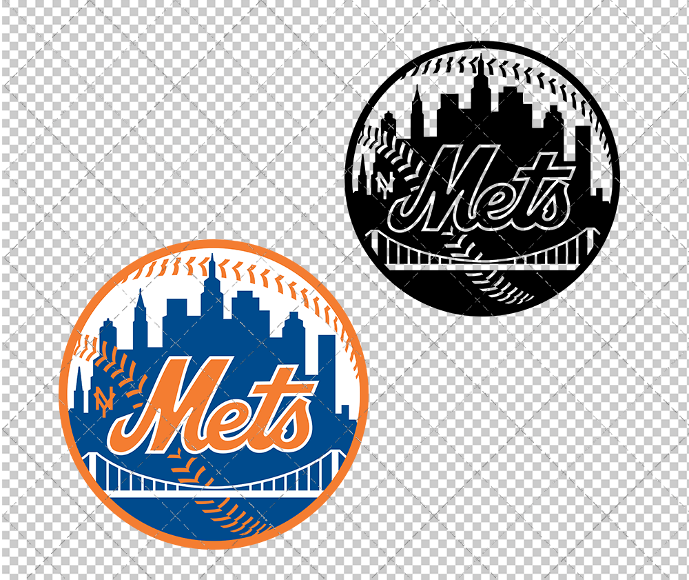 New York Mets 1993, Svg, Dxf, Eps, Png - SvgShopArt