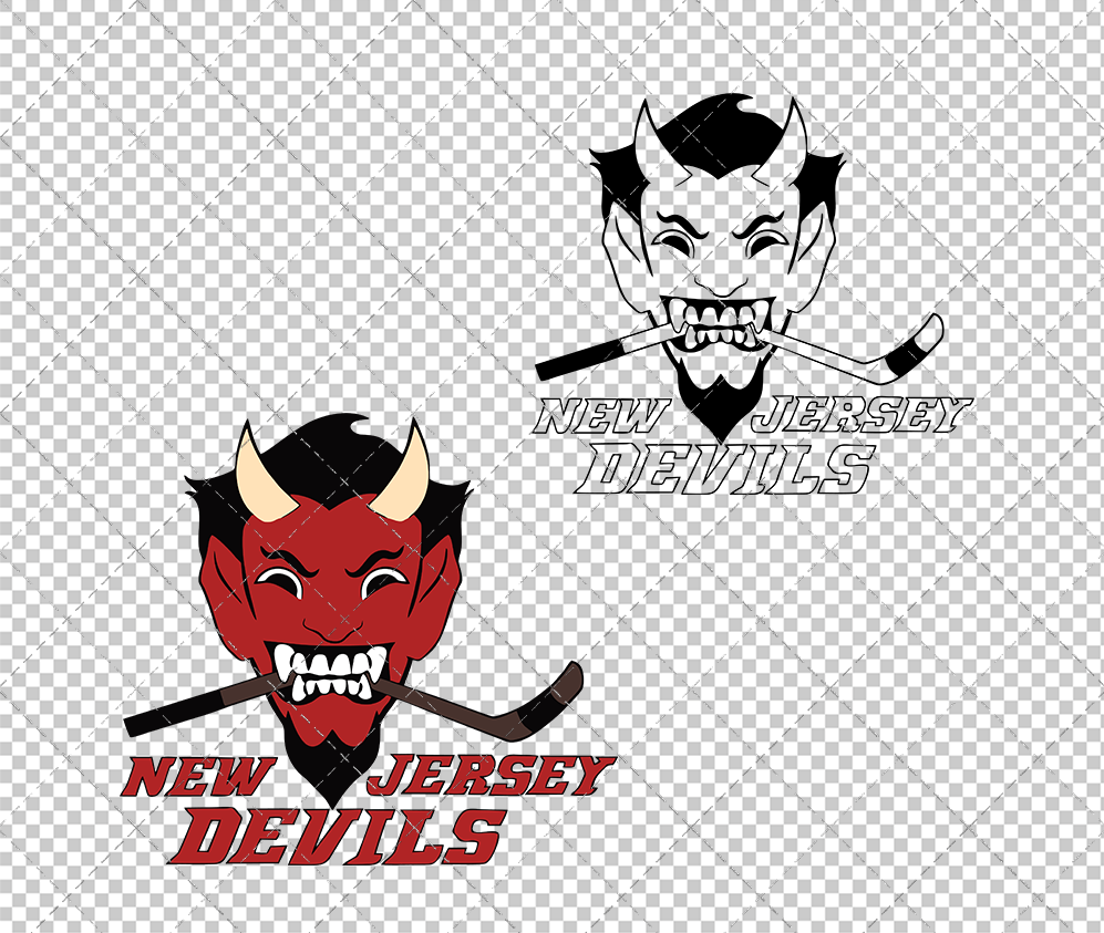 New Jersey Devils Concept 1999 004, Svg, Dxf, Eps, Png - SvgShopArt